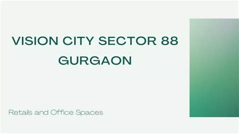vision city gurgaon
